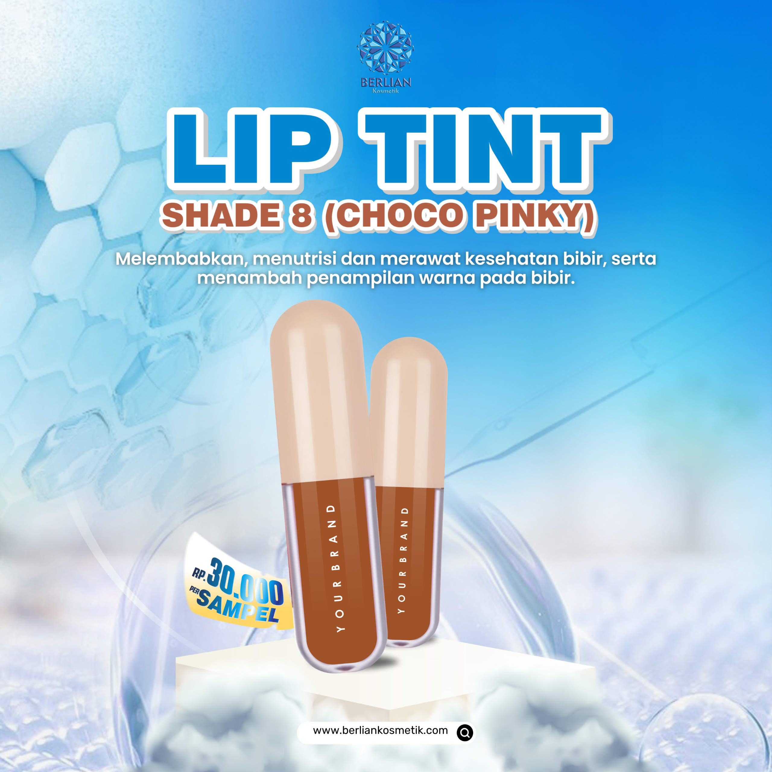 Liptint Shade 8 (Choco Pinky)
